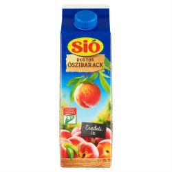 Üdítőital 1l SIÓ őszibarack 12 % Gyümölcslevek Sió