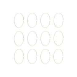 Zuhanyfüggöny karika 12 db/csomag fehér Iroda üzemeltetés, munkavédelem Ikea