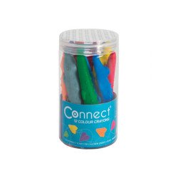 Zsírkréta készlet, krokodil alakú Connect, 12 klf. szín Író- irodaszer, papíráru Connect