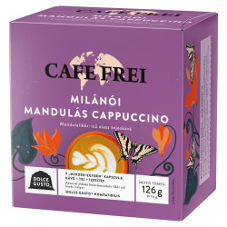 Kávékapszula, Dolce Gusto kompatibilis, Cafe Frei Milánói mandulás cappuccino 9db kapszula Kapszulás kávék Cafe Frei