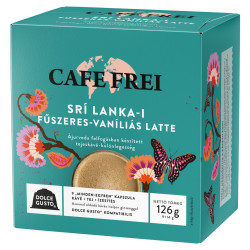 Kávékapszula, Dolce Gusto kompatibilis, Cafe Frei Srí Lanka-i fűszeres-vaníliás latte 9db kapszula Kapszulás kávék Cafe Frei