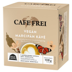 Kávékapszula, Dolce Gusto kompatibilis, Cafe Frei Vegán marcipán kávé 9db kapszula Kapszulás kávék Cafe Frei