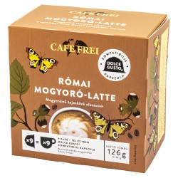 Kávékapszula, Dolce Gusto kompatibilis, Cafe Frei Római mogyoró-latte 9db kapszula Kapszulás kávék Cafe Frei