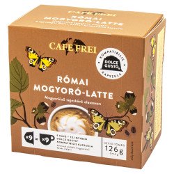 Kávékapszula, Dolce Gusto kompatibilis, Cafe Frei Római mogyoró-latte 9db kapszula Kapszulás kávék Cafe Frei