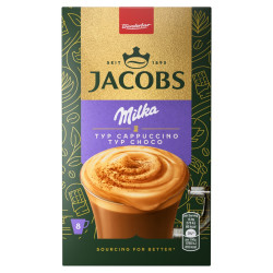Kávé instant, 8 x 15,8g, Jacobs Capuccino Milka Instant kávék Jacobs