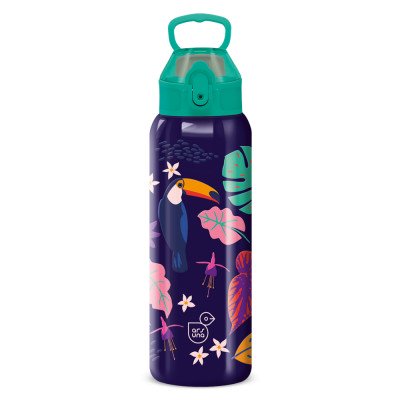 Műanyag duplafalú fémkulacs 700ml Ars Una Toucan