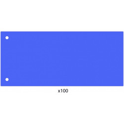 Elválasztócsík, 24x10,5 cm, 100 db/csomag PP Economix kék Író- irodaszer, papíráru Economix