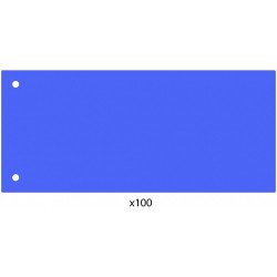Elválasztócsík, 24x10,5 cm, 100 db/csomag PP Economix kék Író- irodaszer, papíráru Economix