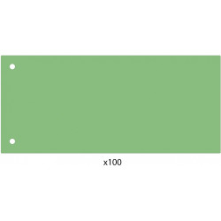Elválasztócsík, 24x10,5 cm, 100 db/csomag PP Economix zöld Író- irodaszer, papíráru Economix