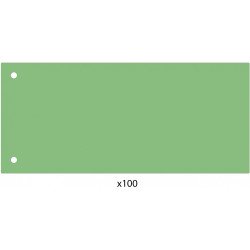 Elválasztócsík, 24x10,5 cm, 100 db/csomag PP Economix zöld Író- irodaszer, papíráru Economix