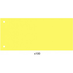 Elválasztócsík, 24x10,5 cm, 100 db/csomag PP Economix sárga Író- irodaszer, papíráru Economix