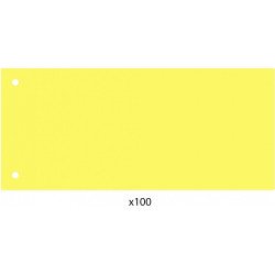 Elválasztócsík, 24x10,5 cm, 100 db/csomag PP Economix sárga Író- irodaszer, papíráru Economix