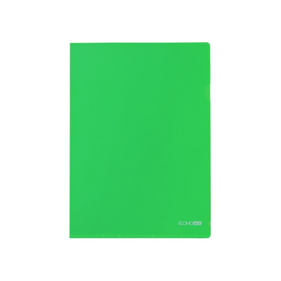 Genotherm `L` A4, PP 180 micron fényes  10db/csomag, Economix zöld