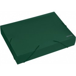 Gumis mappa A4, PP rombuszmintás gerincvastagított 60mm, Economix zöld Író- irodaszer, papíráru Economix