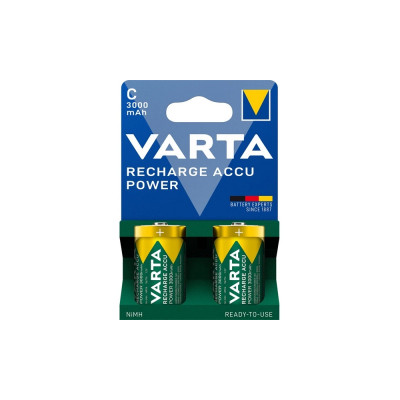 Elem tölthető akku előtöltött C baby, 2x3000mAh, Power  VARTA