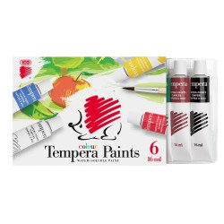 Tempera tégelyes 6x16ml, Süni Ico 6 klf. szín Író- irodaszer, papíráru Ico