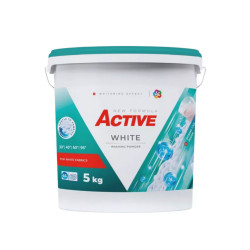 Mosópor 5 kg (65 mosás) vödrös fehér ruhákhoz Active Iroda üzemeltetés, munkavédelem Egyéb