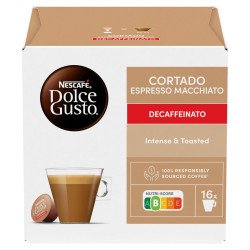 Kávékapszula, Nescafé Dolce Gusto Cortado, koffeinmentes 16db kapszula Kapszulás kávék DOLCE GUSTO