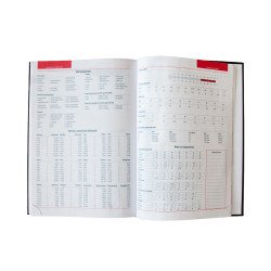 Határidőnapló agenda Standard B/5, napi fehér lapokkal fekete Bluering® 2027. Író- irodaszer, papíráru Bluering