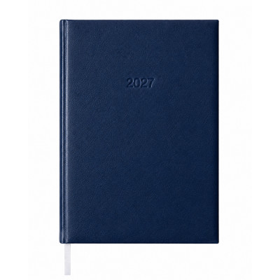 Határidőnapló agenda Standard B/5, napi fehér lapokkal kék Bluering® 2027.