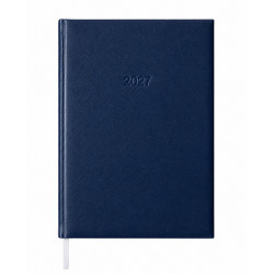 Határidőnapló agenda Standard B/5, napi fehér lapokkal kék Bluering® 2027. Író- irodaszer, papíráru Bluering