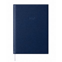 Határidőnapló agenda Standard B/5, napi fehér lapokkal kék Bluering® 2027. Író- irodaszer, papíráru Bluering