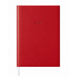Határidőnapló agenda Standard B/5, napi fehér lapokkal bordó Bluering® 2027. Író- irodaszer, papíráru Bluering