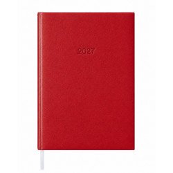 Határidőnapló agenda Standard B/5, napi fehér lapokkal bordó Bluering® 2027. Író- irodaszer, papíráru Bluering