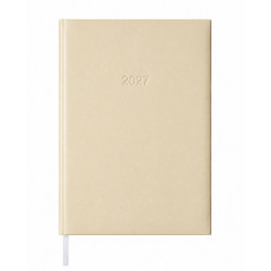 Határidőnapló agenda Standard B/5, napi fehér lapokkal drapp Bluering® 2027. Író- irodaszer, papíráru Bluering