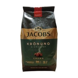 Kávé szemes, 1000g, Jacobs Krönung, Crema Szemes kávék Jacobs