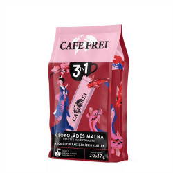 Kávé instant, 20 x 17g, 3in1 Cafe Frei Tokiói csokoládés málna Instant kávék Cafe Frei