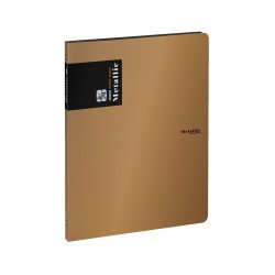 Gyűrűskönyv A4, 2 gyűrűs 2cm gerinc PP, Karton P+P metál bronz Író- irodaszer, papíráru Karton