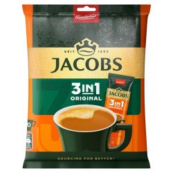 Kávé instant, 10 x 12,6 g, 3in1 JACOBS Instant kávék Jacobs