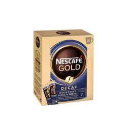 Kávé instant, 25x2g Nescafé Gold koffeinmentes Szemes kávék Nescafé