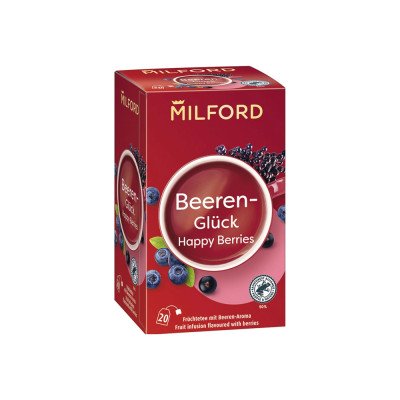 Fekete tea 20x2,5 g Milford, BEERENGLÜCK bogyósgyümölcs