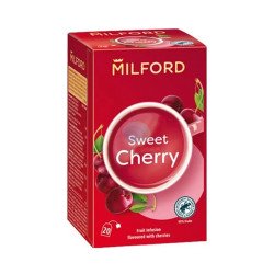 Fekete tea 20x2 g Milford, SWEET CHERRY cseresznye Teák Milford