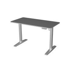 Asztal, KENTO elektromos mozgatású asztal, asztallap 1400x700x15mm, fekete Iroda üzemeltetés, munkavédelem Antares