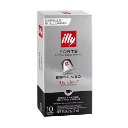 Kávékapszula, Nespresso® kompatibilis, Illy Forte 10db/doboz Kapszulás kávék Illy