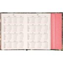 Határidőnapló mágnessel záródó, heti, fehér lapokkal Flamingo 110x160mm, Presco
