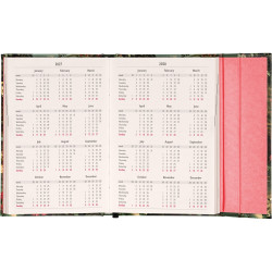 Határidőnapló mágnessel záródó, heti, fehér lapokkal Flamingo 110x160mm, Presco Író- irodaszer, papíráru Presco