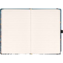 Keménytáblás notesz krémszínű lapokkal, vonalas, leszorító gumiszalaggal Animalium – Lucie Jenčíková 130x210mm, Presco Író- irodaszer, papíráru Presco