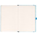 Keménytáblás notesz krémszínű lapokkal, vonalas, leszorító gumiszalaggal Animalium – Birds 130x210mm, Presco