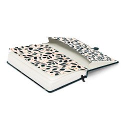 Keménytáblás notesz krémszínű lapokkal, vonalas, leszorító gumiszalaggal Fox 130x210mm, Presco Író- irodaszer, papíráru Presco