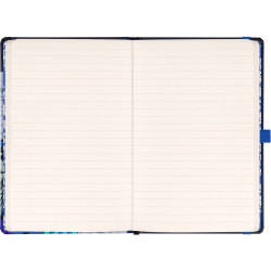 Keménytáblás notesz krémszínű lapokkal, vonalas, leszorító gumiszalaggal Fortnite – Llama 130x210mm, Presco