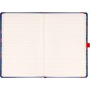 Keménytáblás notesz krémszínű lapokkal, vonalas, leszorító gumiszalaggal Harry Potter – Hogwarts 130x210mm, Presco