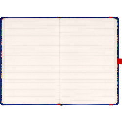Keménytáblás notesz krémszínű lapokkal, vonalas, leszorító gumiszalaggal Harry Potter – Hogwarts 130x210mm, Presco