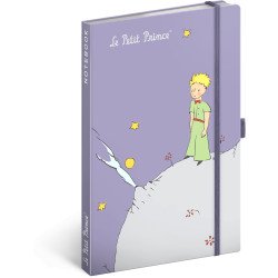 Keménytáblás notesz krémszínű lapokkal, vonalas, leszorító gumiszalaggal Le Petite Prince 130x210mm, Presco Író- irodaszer, papíráru Presco