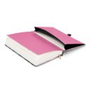 Keménytáblás notesz krémszínű lapokkal, vonalas, leszorító gumiszalaggal Sakura 130x210mm, Presco