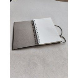 Bőr notesz VINTAGE nyomatlan krémszínű lapokkal barna Realsystem Író- irodaszer, papíráru Realsystem