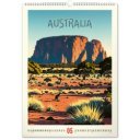 Falinaptár képes  330x460mm Vintage Posters – Distant Travels Realsystem 2027.